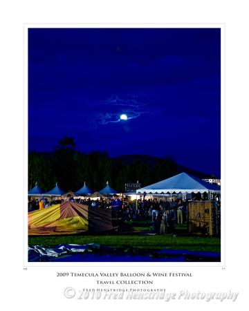 Moon rising over the Festival